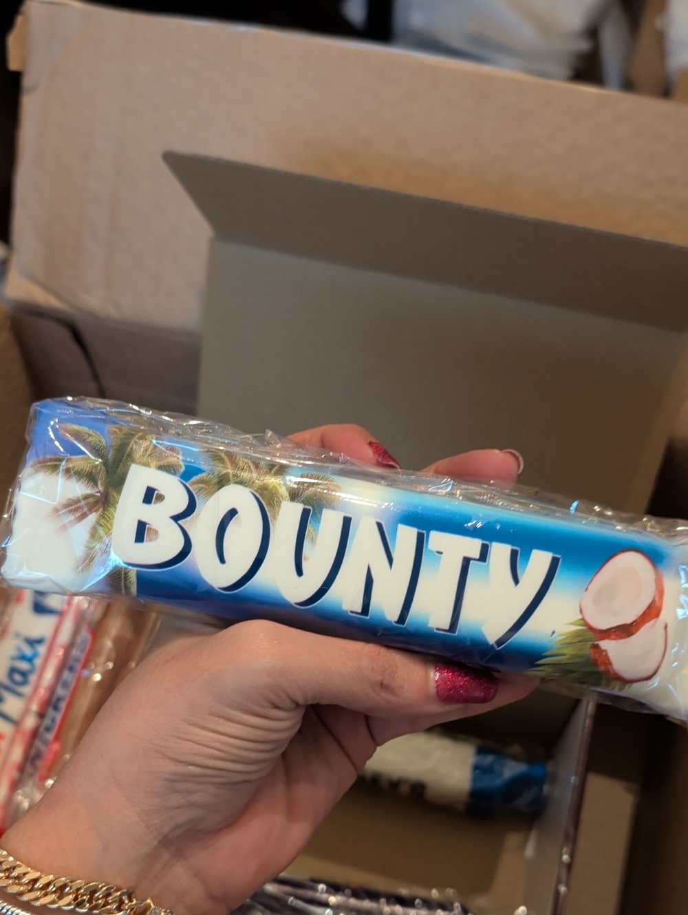 Squishy Stress Toy Coconut Chocolate Bar - Blue